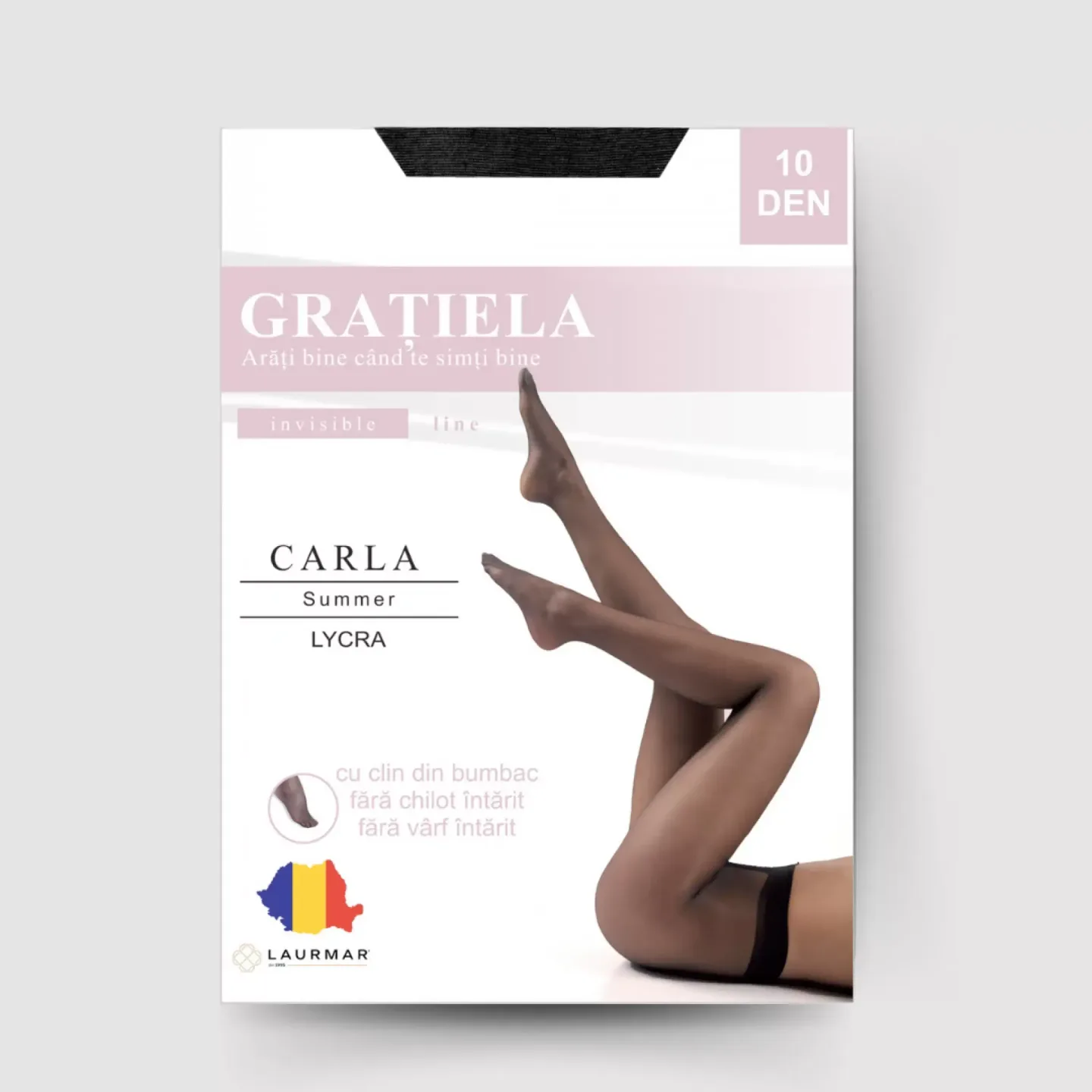 Dresuri fine și elegante – CARLA – 10 DEN — Negru